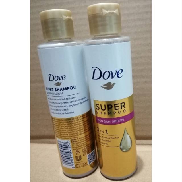 Dove Super Shampoo 3in1 with Serum 125 ml