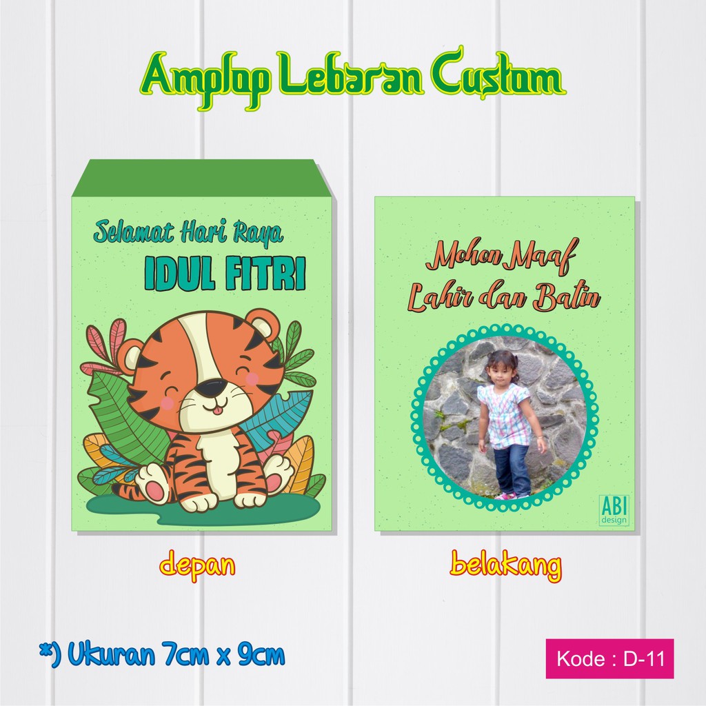 D 11 Amplop Lebaran Amplop Foto Amplop Custom Amplop Unik