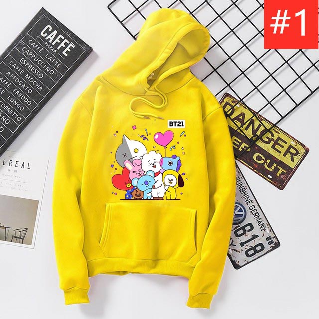 Lilipop.id Sweater BTS Wanita Hoodie Jumper