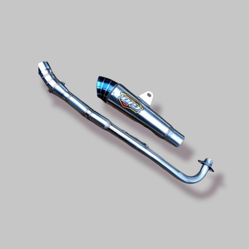 Knalpot Dpj Ujung Blue Jupiter Vega Supra Karisma Blade Revo Kaze.
