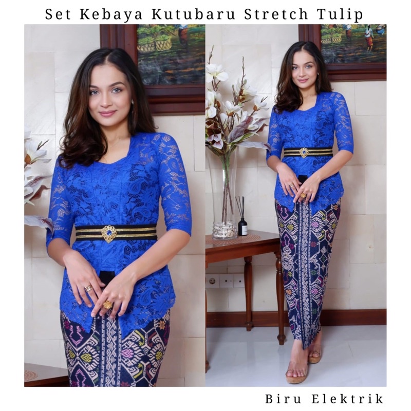 Setelan kebaya bali stretch Tulip