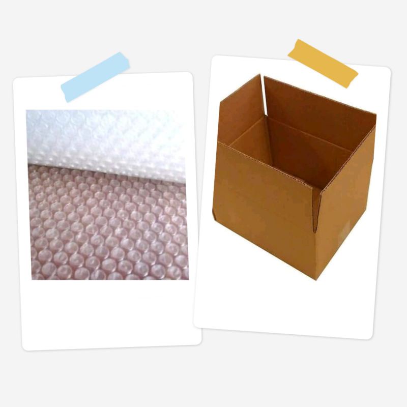 

Extra plastik dan dus untuk packing tambahan