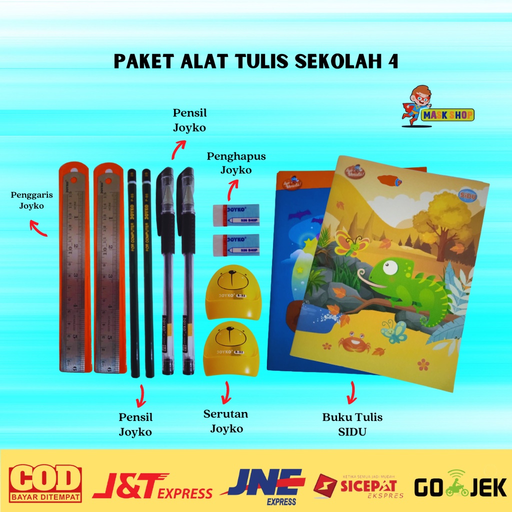 

PAKET ALAT TULIS SEKOLAH 4