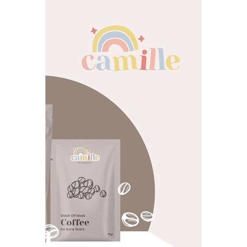 CAMILLE BEAUTY BY NADSHAVV MASKER ORGANIK BPOM 65 GRAM 25 GRAM-(25gr) Camille Coffe