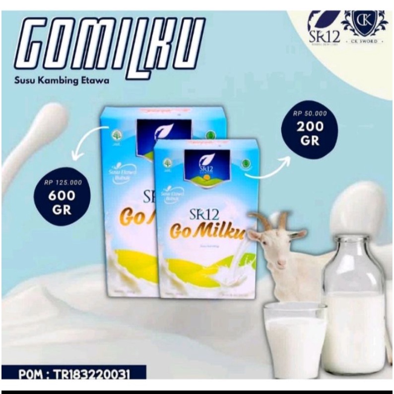 

Susu kambing etawa gomilku sr12 600 gram