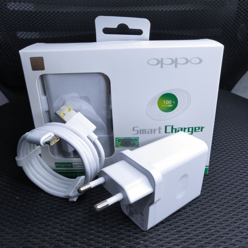 [PROMO] Charger Oppo Reno 100% Original USB Tipe C Fast Charging