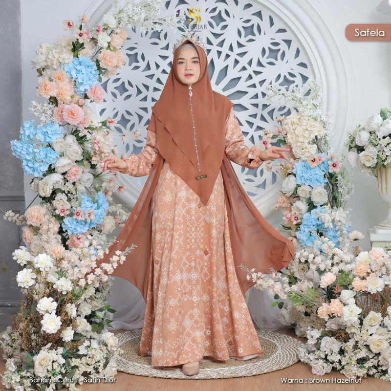 Gamis cantik SAFELA by SS HIJAB