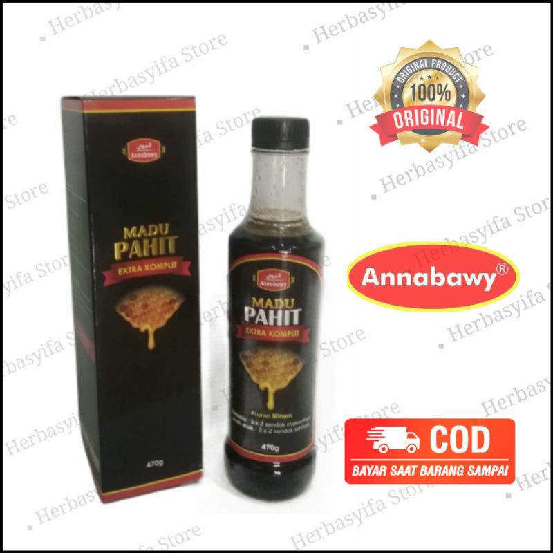 Madu Hitam Pahit Annabawy Extra Komplit 470 gram