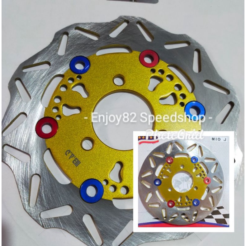 Disc Piringan Cakram Standar Variasi all Yamaha 190 MM Lubang 3 Mio J Soul GT 125 Mio M3 dll