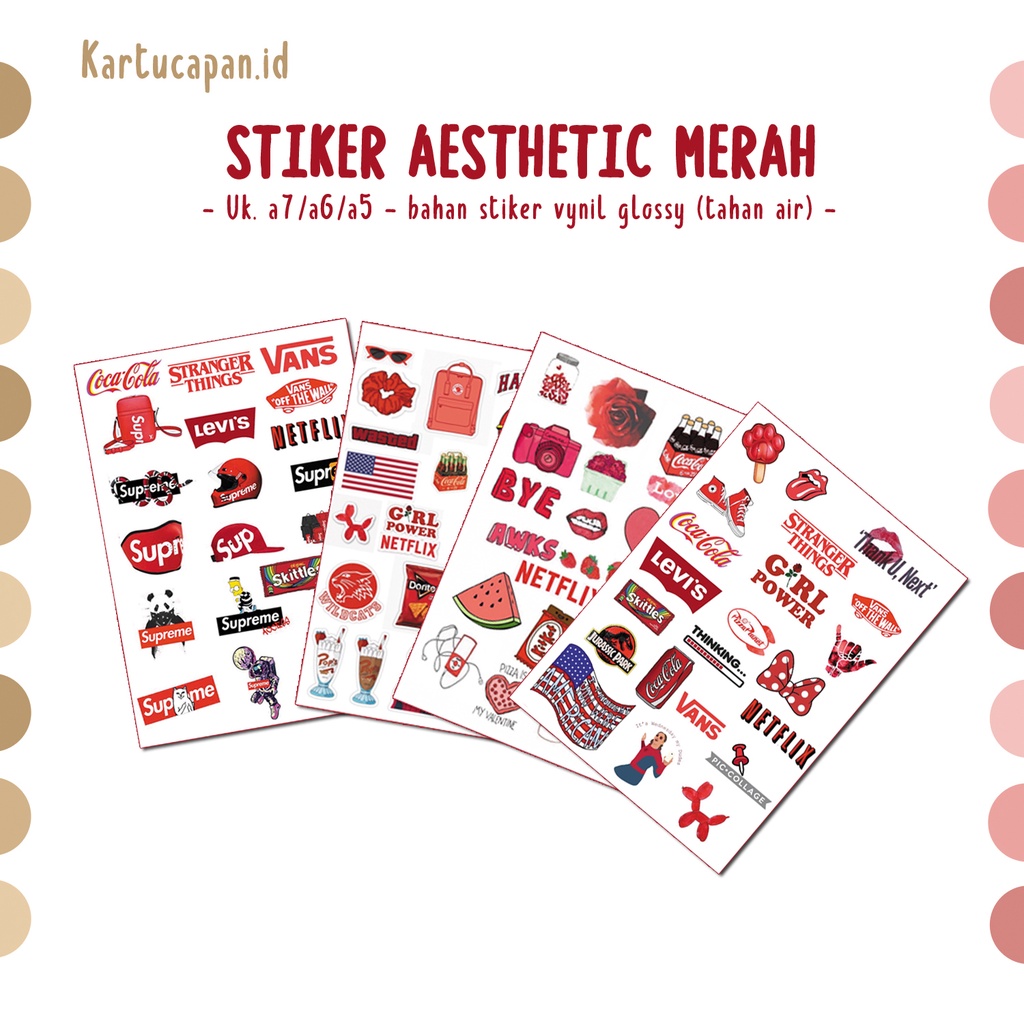 

(HNR)STIKER AESTHETIC / STIKER TUMBLR / STIKER CASING HP / STIKER HELM / STIKER LAPTOP