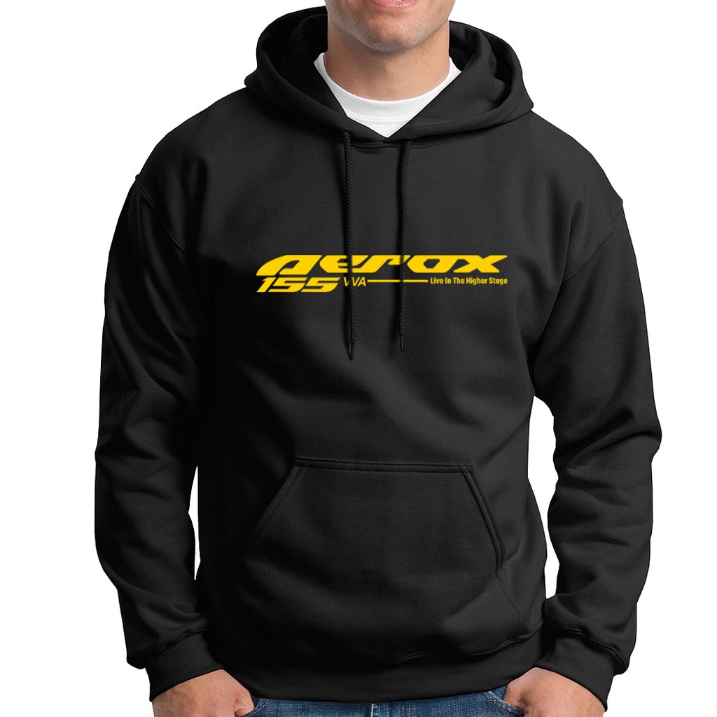 JAKET SWEATER PRIA HOODIE YAMAHA AEROX TERLARIS