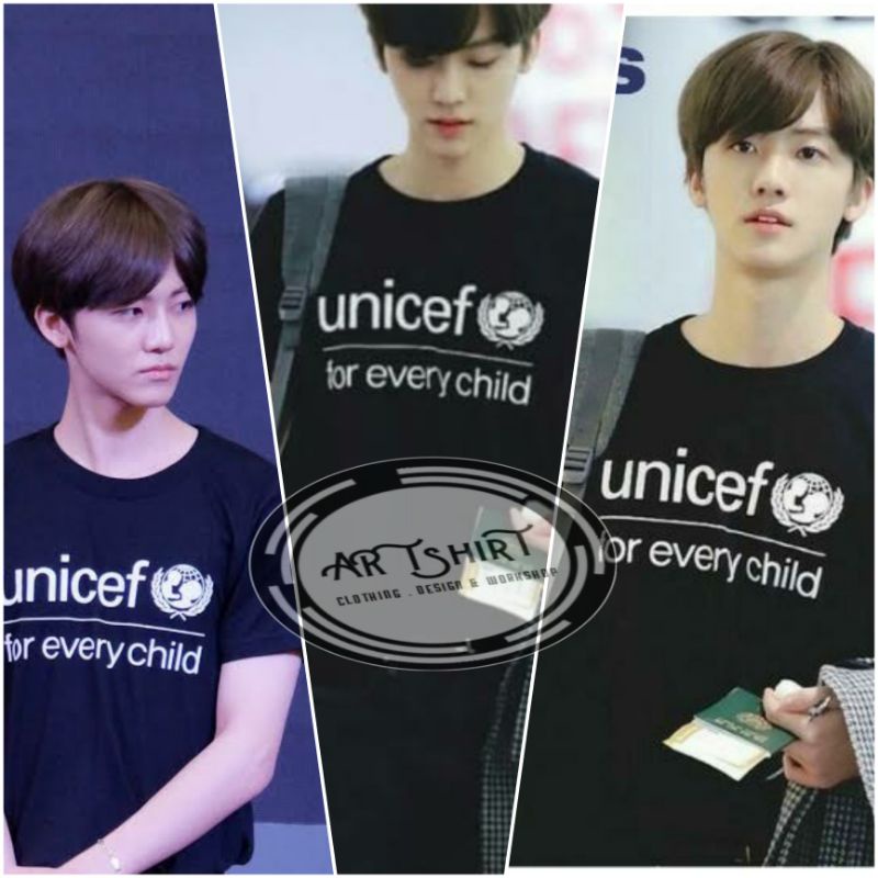 ARtshirt. Kaos/baju/tshirt UNICEF FOR EVERY CHILD - NA JAEMIN