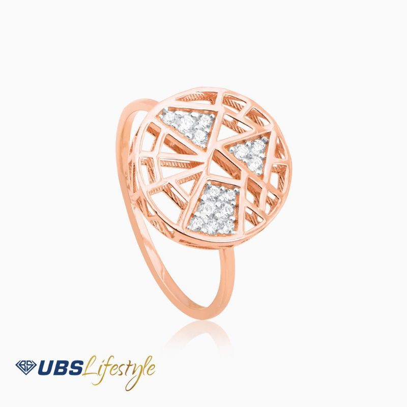 CINCIN EMAS UBS ZELITA 750 ROSE GOLD - CDC0152