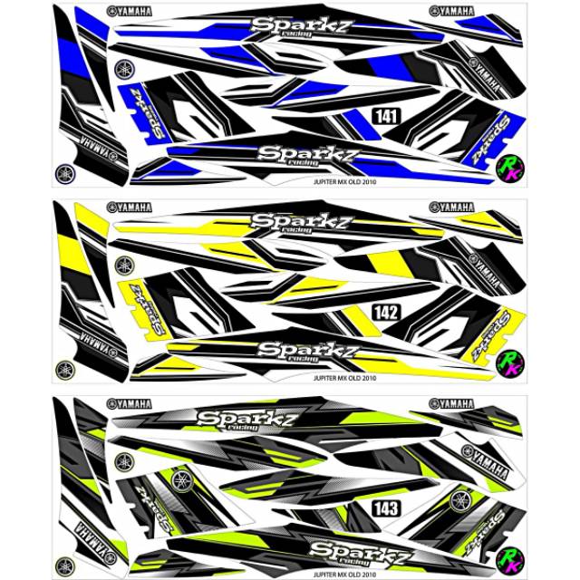 Sticker Striping Variasi Thailand Thailook Jupiter Mx 135 Old