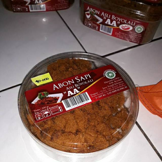 

Abon sapi original asli boyolali 100 gram