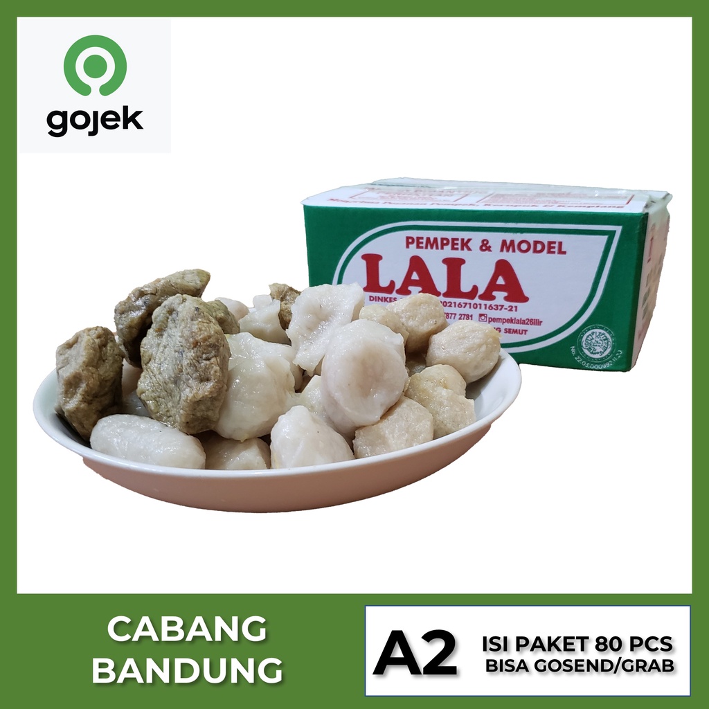 

Pempek Palembang Lala Paket A2 Pempek isi 80 Pcs