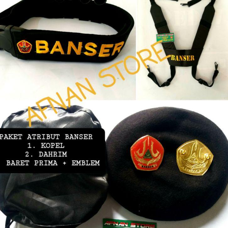Special Price.. BARET PRIMA + DAHRIM DAN KOPEL  BANSER ( SATU SET ATRIBUT BANSER )