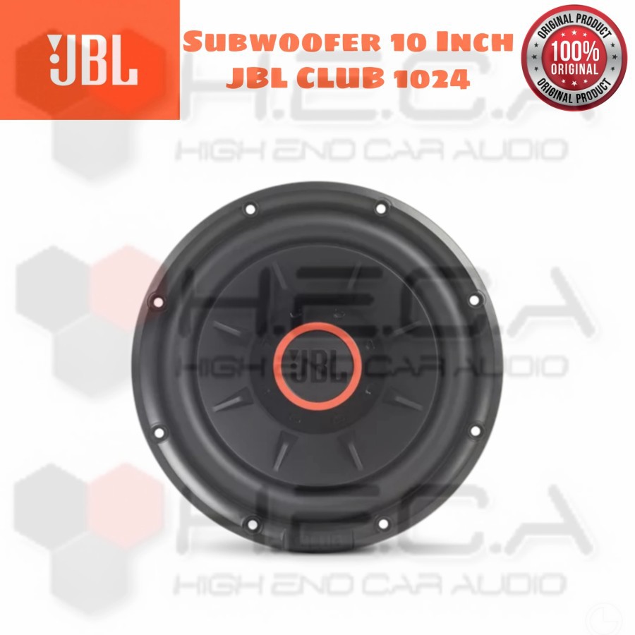 JBL Club 1024 Double Coil 10" Subwoofer Pasif Mobil Bass Sub 10 Inch