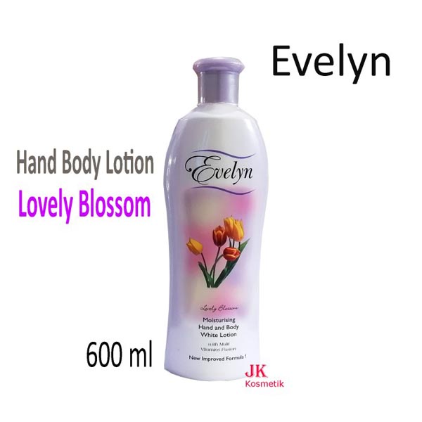 [600ML] [WHITENING BODY LOTION] Evelyn Hand &amp; Body Lotion - 600ml - White Lotion | LOVELY | SWEET | ROMANTIC | MUSKY Blossom_Cerianti