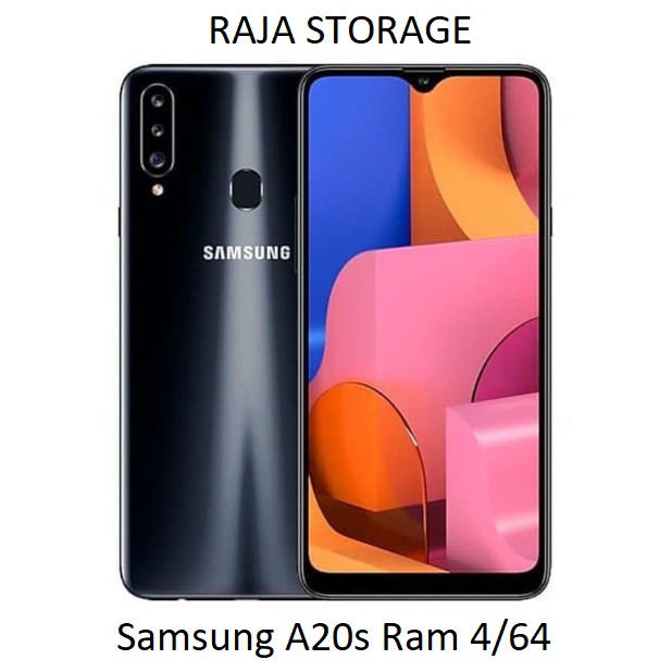 Samsung Galaxy A20s 4/64 GB (RAM 4GB Internal 64GB) - Garansi Resmi Samsung