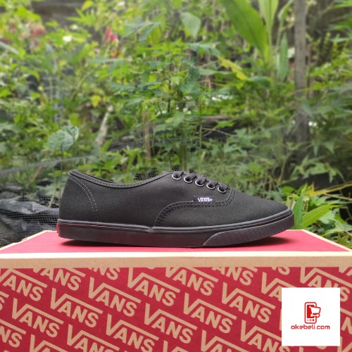 Sepatu Vans Authentic Lo Pro Full Black