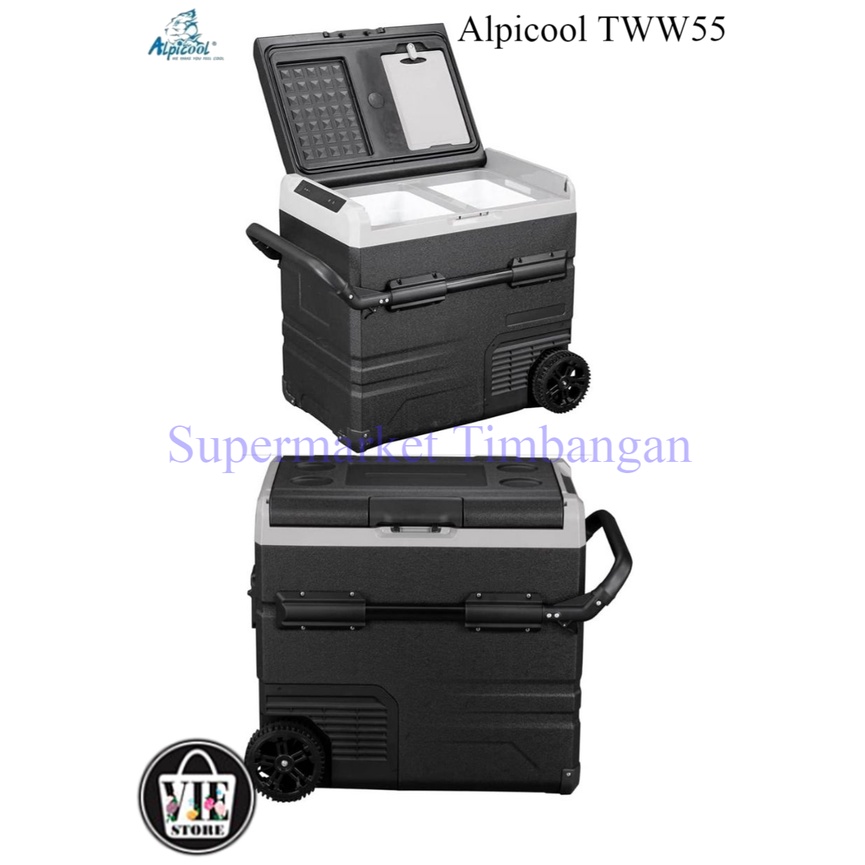 Alpicool TWW55/Kulkas Portable/Mini Freezer/Kulkas Mobil/Kulkas Mini/Kulkas Tempat Vaksin/Kulkas ASI