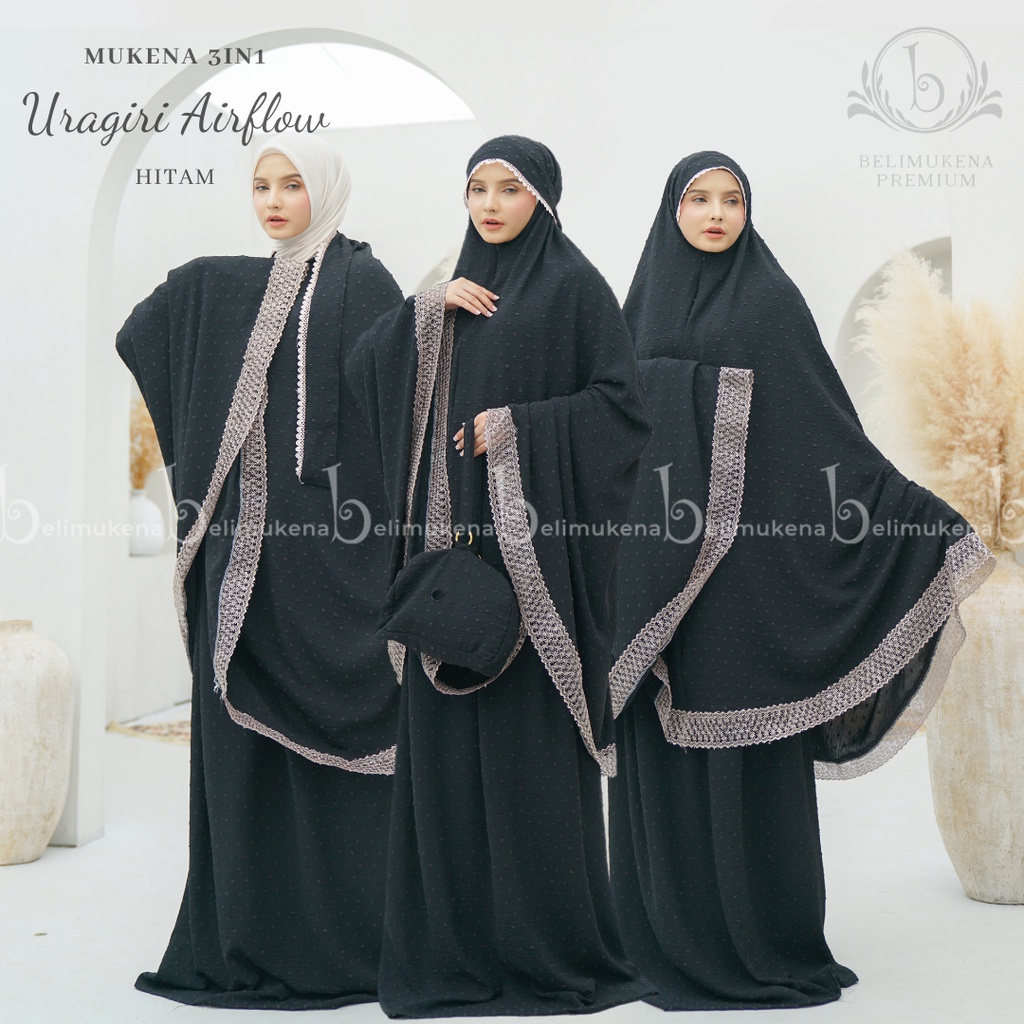 Mukena Dewasa Jumbo 3in1 Uragiri Airflow