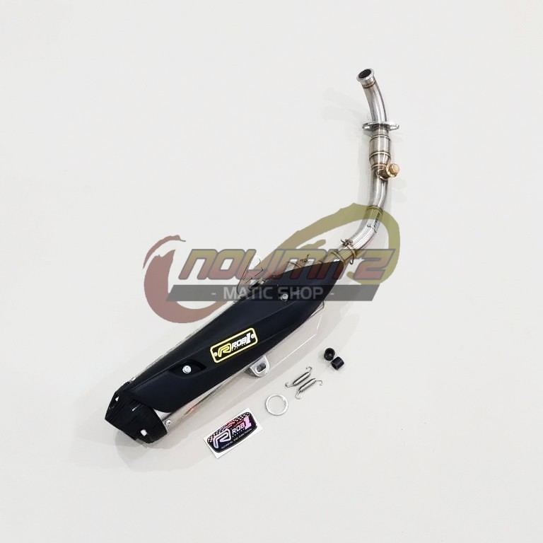 Knalpot Standar Racing Power Boom ROB1 BORE UP Cup V New NMAX 2020 Aerox 155 Connected