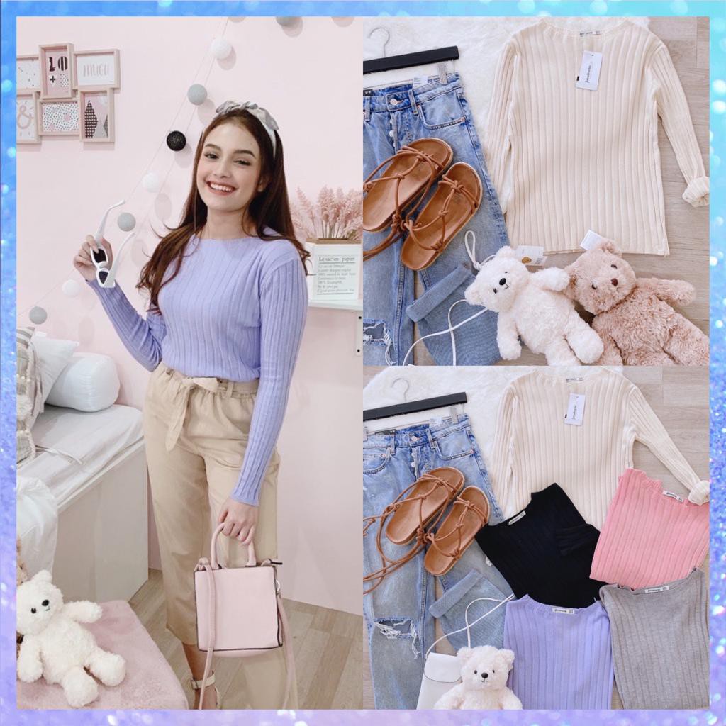 Cardigan Wanita Lengan Balon Warna Hitam Murah Cardigan Wanita Murah Premium Jumbo W7O5 Terbaru Mura