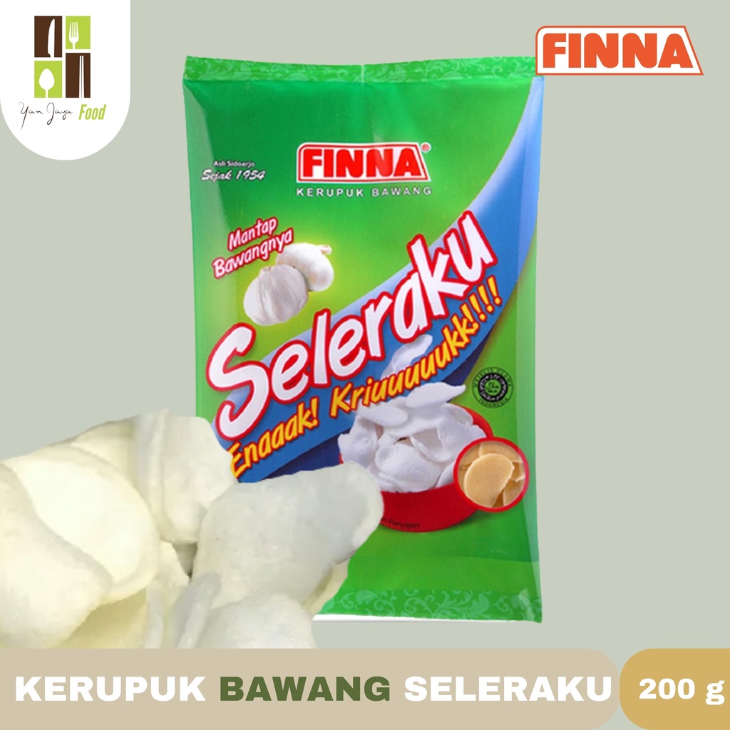 FINNA KERUPUK SELERAKU BAWANG 200GR