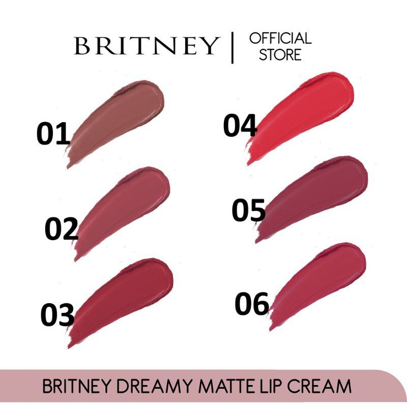 PURBASARI BRITNEY DREAMY MATTE  LIP CREAM  @MJ