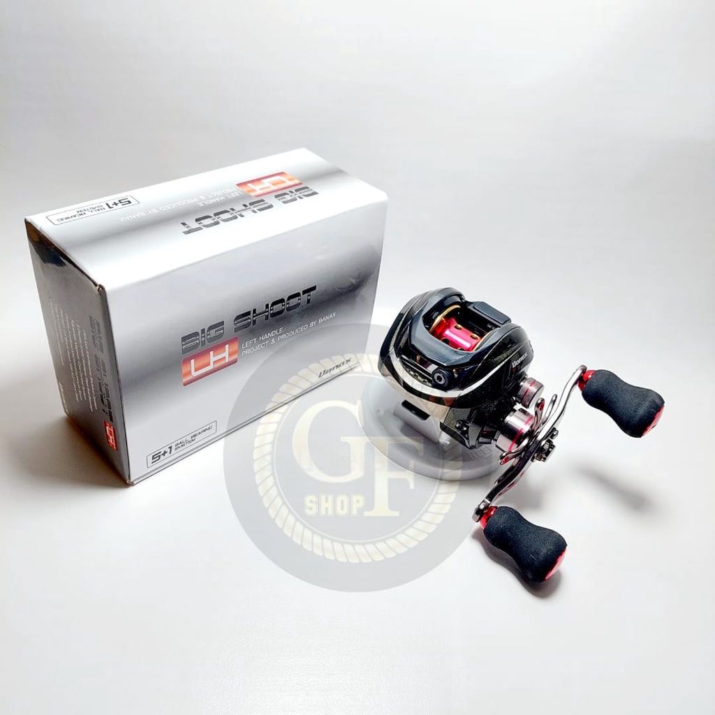 REEL BC BANAX BIG SHOOT HANDLE KIRI / RATIO :6.2:1