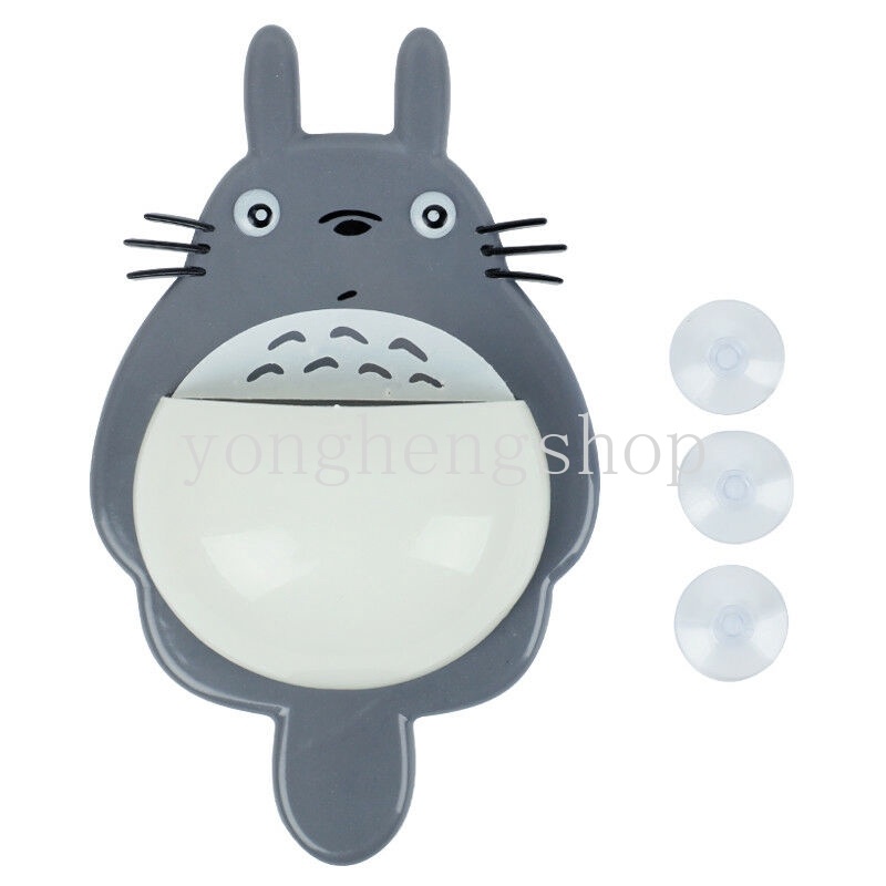 Rak Holder Sikat Gigi Bentuk Totoro Warna Acak Untuk Kamar Mandi