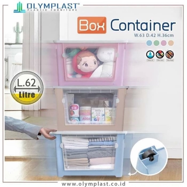 Olymplast container Box (OBC) harga per PCS bukan SET khusus Gojek