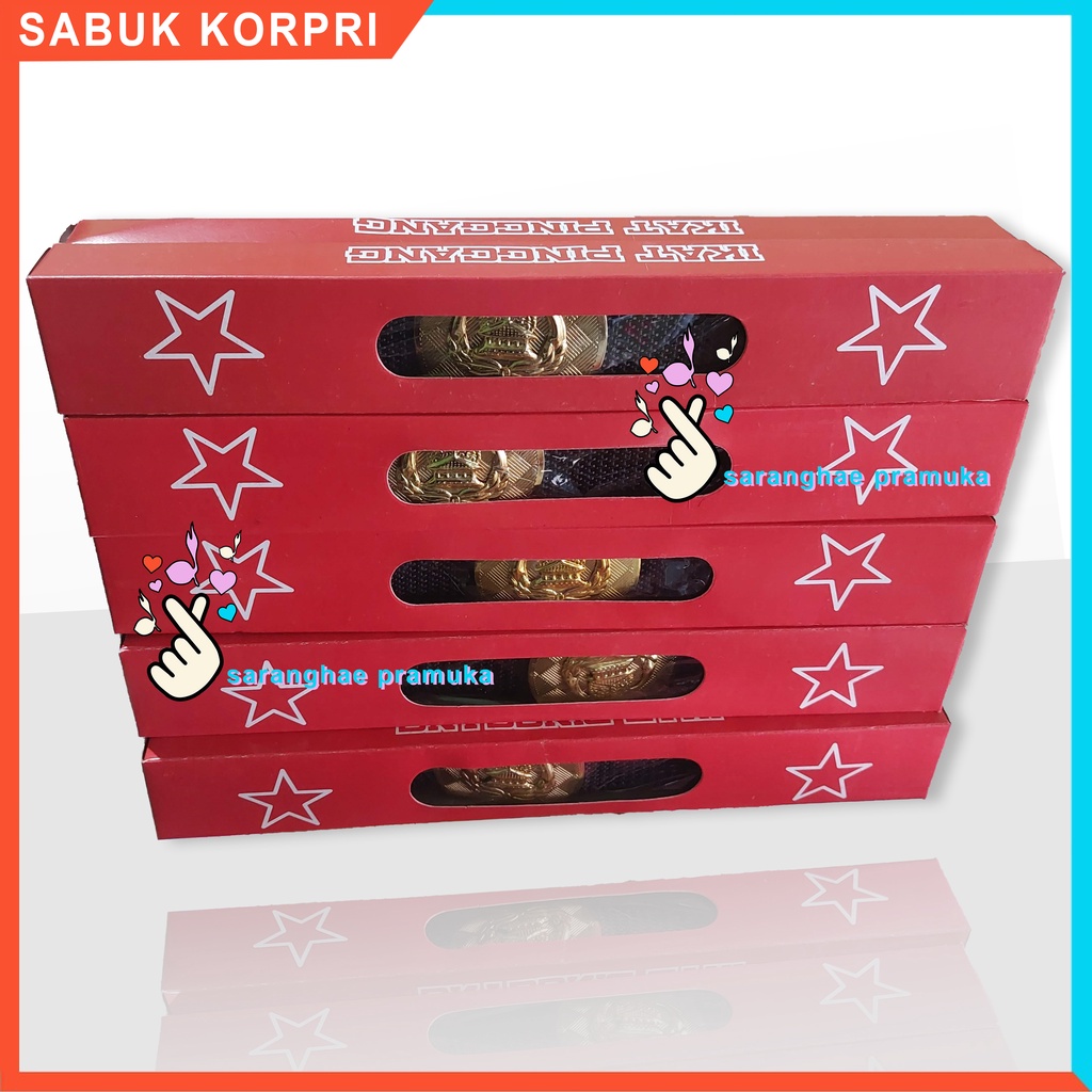 Ikat Pinggang Sabuk Korpri gesper Timbul Relief Logo Korpri Bahan Kuningan
