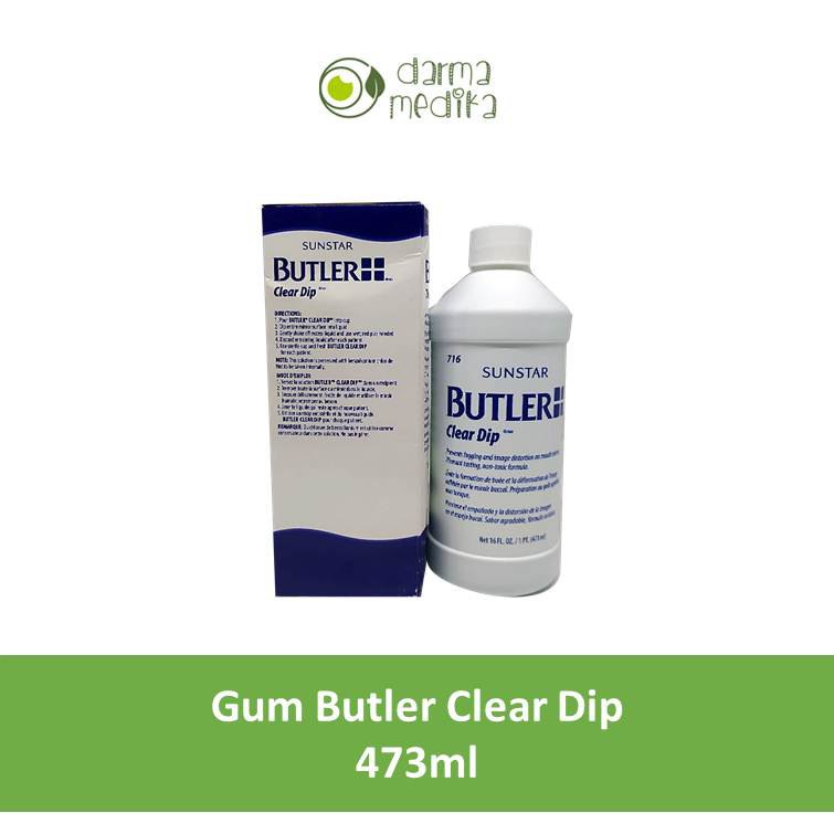 GUM Clear Dip Ortho Butler 716 473 ML, Anti Fogging Kaca Doker Gigi