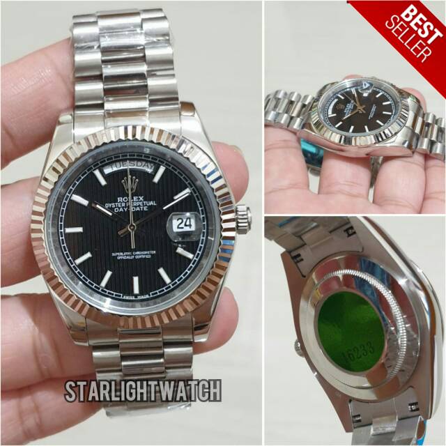 JAM TANGAN PRIA ROLEX DAY DATE AUTOMETIC