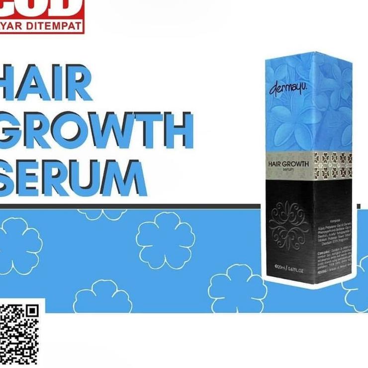 ♗ SERUM RAMBUT RONTOK DERMAYU HAIR GROWTH SERUM AMPUH ✦