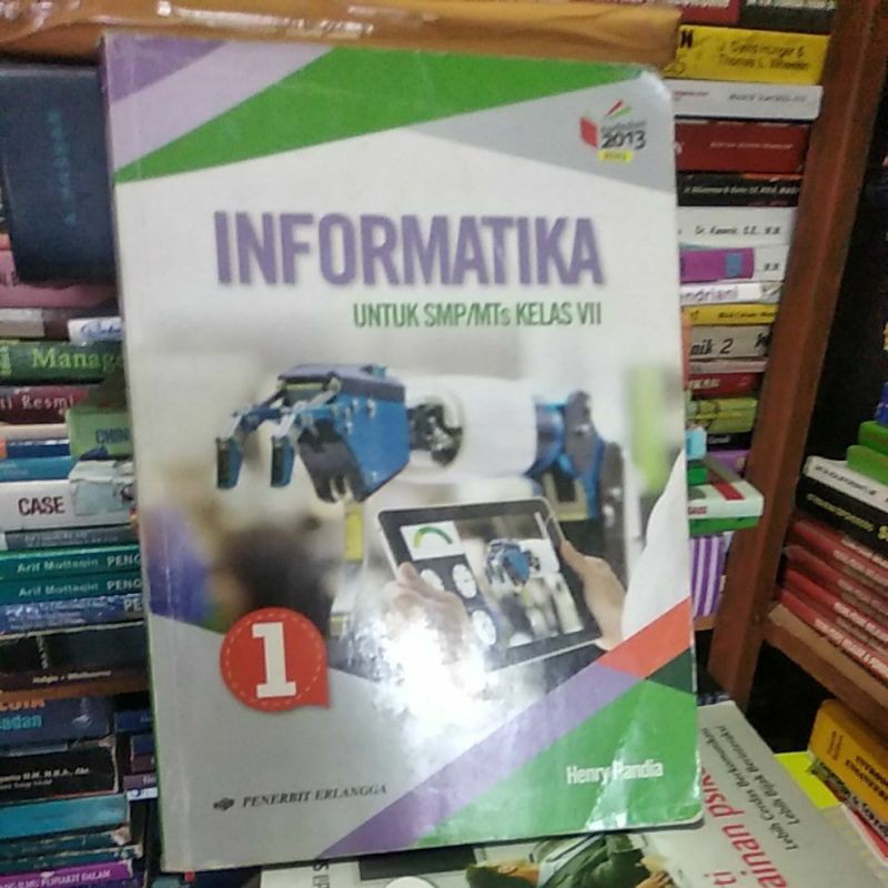 Jual buku informatika SMP kelas 7 penerbit Erlangga
