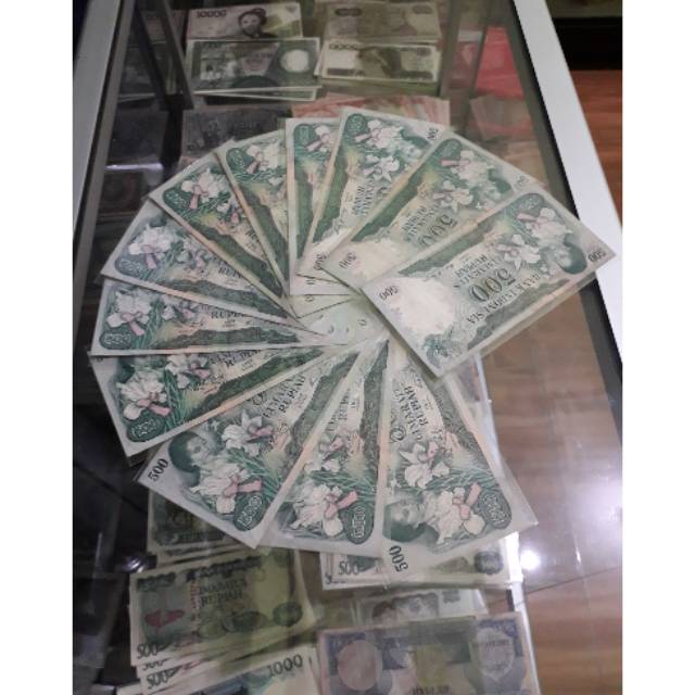 Uang kuno 500 konde 1977 ori