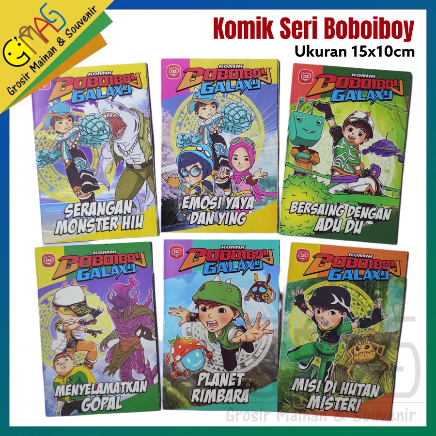 Komik Seri boboiboy buku komik boboiboy