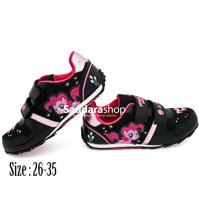 Sepatu LITTLE PONY / Sepatu Anak Little Pony [26-35] Hitam Pink