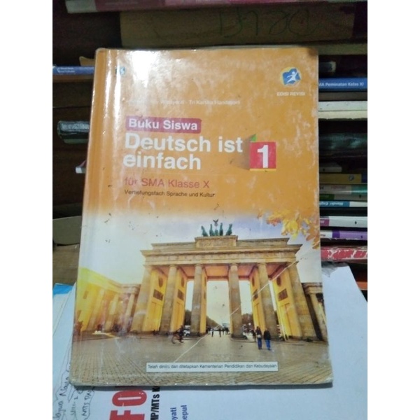 buku deutsch ist einfach( bahasa Jerman) SMA kelas 1-10 penerbit tiga serangkai