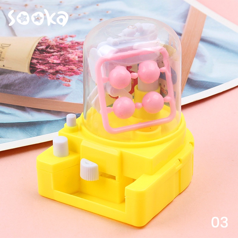 SOOKA Mini Claw Candy Crane Ball Mesin Capit Bola  Mainan Edukasi Mesin Capit Mini Untuk Anak Laki-Laki / Perempuan SK-GDA1081