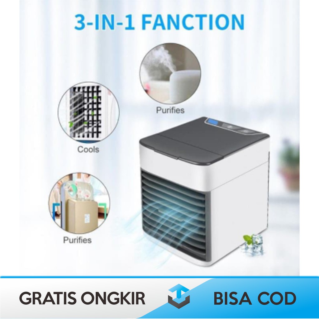 AC MINI FAN PORTABLE ORIGINAL ARCTIC AIR - PENDINGIN RUANGAN MINI AIR COOLER PORTABLE ARCTIC AIR