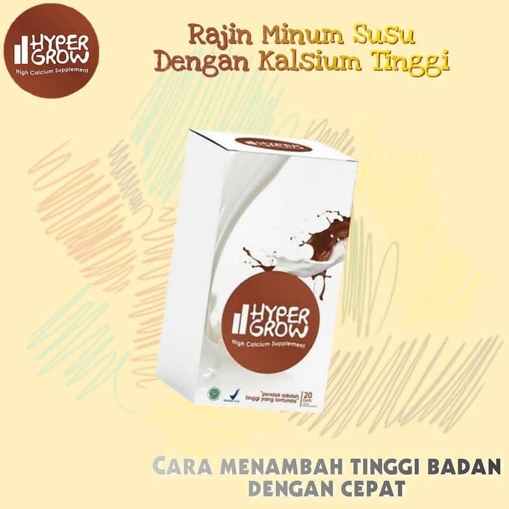 

Hypergrow / Hyper Grow Original Asli Paket Susu Peninggi Badan Organik Permanen
