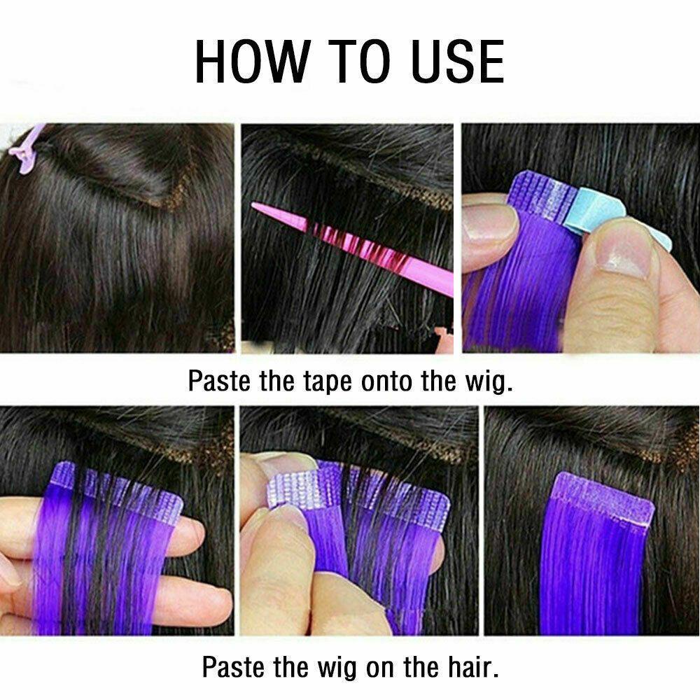 R-flower Double sided Wig Tape Portable Tahan Air Tahan Lama Perlengkapan Wig