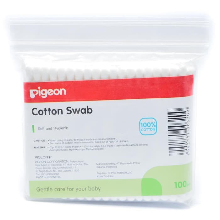 Pigeon Cotton Buds Swab 100's 100 pcs 100pcs / Mix 2 Size 210pcs / Small Tip