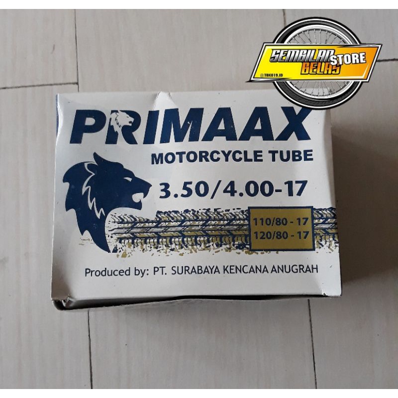 BAN DALAM 400-17 PRIMAAX 400 17 110/80 120/80 130/80 PRIMAX japstyle chooper bober kustom