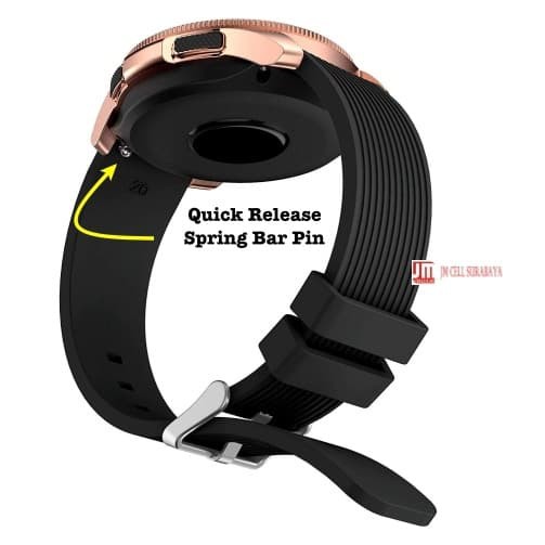 Tali Jam Tangan Strap SEIKO Lugs 20mm Quick Release - Rubber Garis